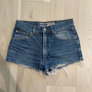 Vintage jean shorts from Portugal